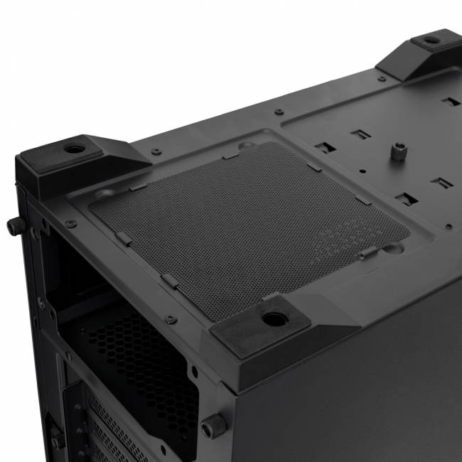 Корпус без блока питания HSPD M520-TGBK-ARGB — для бизнеса и офиса