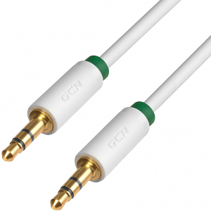 Greenconnect Кабель аудио 1.5m jack 3,5mm/jack 3,5mm белый, зеленая окантовка, ультрагибкий, 28 AWG, M/M, Premium GCR-AVC1662-1.5m, экран, стерео Greenconnect 1.5m jack 3.5mm/jack 3.5mm белый