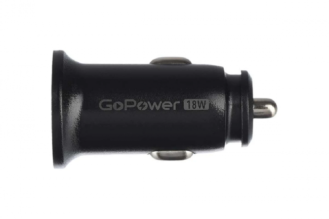 Сетевое З/У Автомобильное З/У GoPower GPQC11-1U 1USB 18W — для бизнеса и офиса