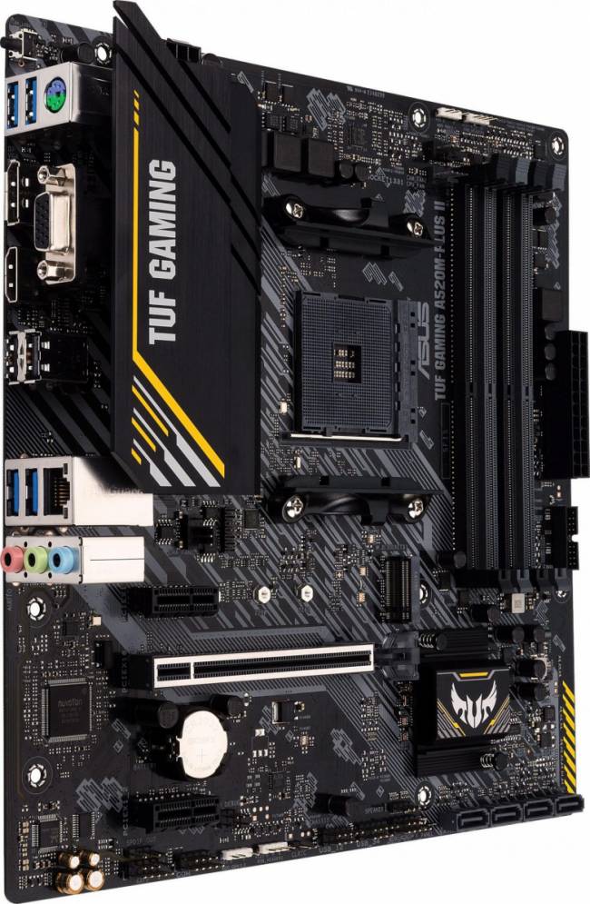 Материнская плата ASUS TUF GAMING A520M-PLUS II — для бизнеса и офиса Материнская плата ASUS TUF GAMING A520M-PLUS II — для бизнеса и офиса