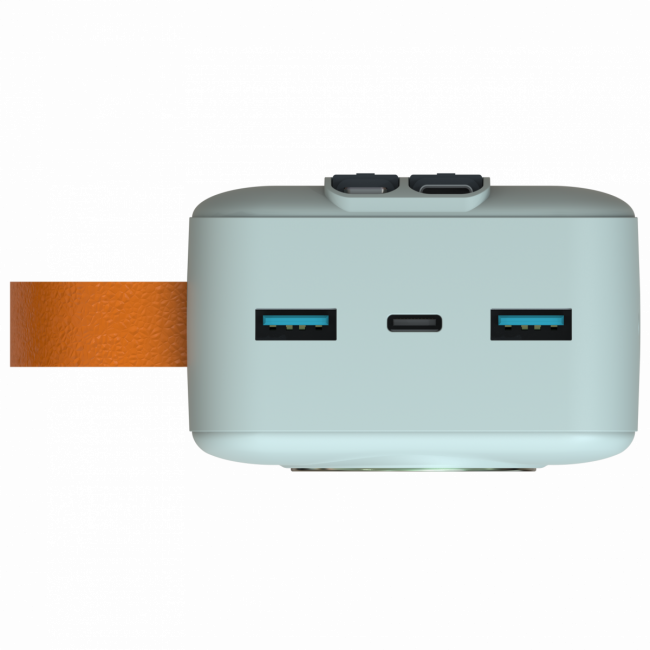 Портативный аккумулятор TOLT Lit KP328 Green, 30000mAh, 22,5W, fast charging and PD, green, CCC TÖLT KP328 Green — для бизнеса и офиса