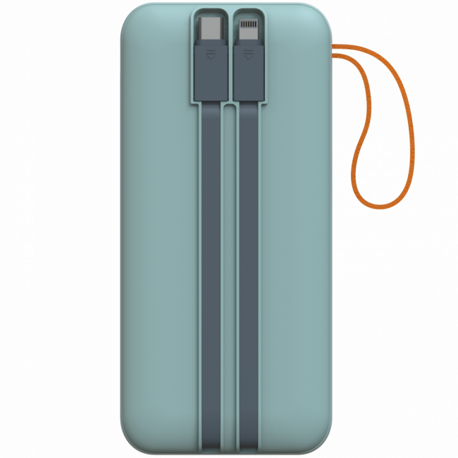 Портативный аккумулятор TOLT Lit KP328 Green, 30000mAh, 22,5W, fast charging and PD, green, CCC TÖLT KP328 Green — для бизнеса и офиса