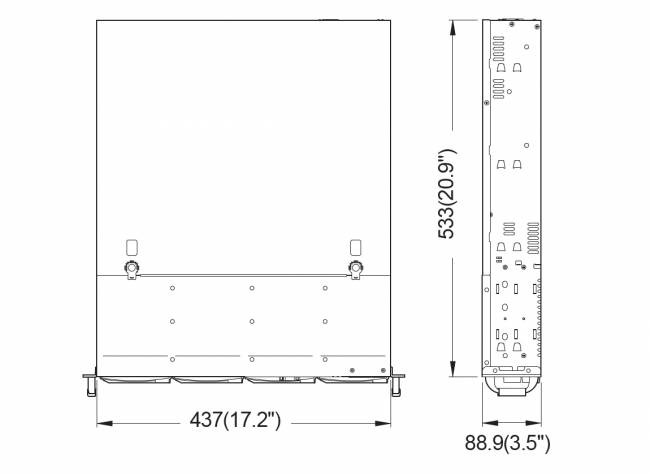 Серверный корпус ABLECOM CS-R25-42P — для бизнеса и офиса Серверный корпус ABLECOM CS-R25-42P — для бизнеса и офиса