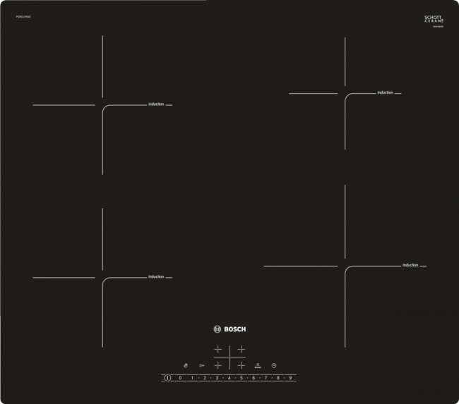 Встраиваемая индукционная панель BOSCH Bosch Serie | 6 PUE611FB1E