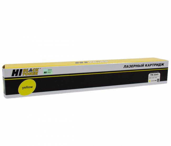 Тонер-картридж Hi-Black (HB-TN-324Y) для Konica-Minolta bizhub C258/C308/C368, Y, 26K — для бизнеса и офиса