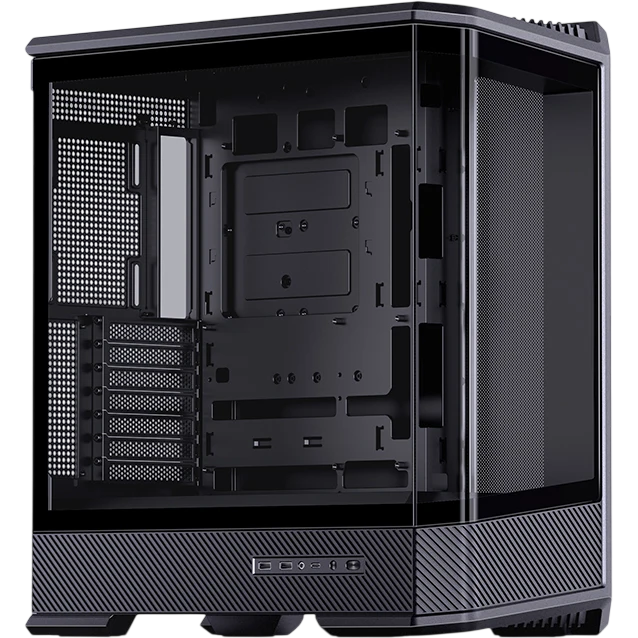 Корпус без блока питания JONSBO D400 Black — для бизнеса и офиса