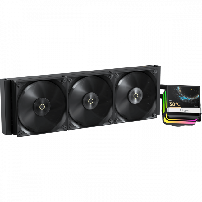 Система жидкостного охлаждения Ocypus Sigma-L36-BK3ANWL00P-GL Black — для бизнеса и офиса Система жидкостного охлаждения Ocypus Sigma-L36-BK3ANWL00P-GL Black — для бизнеса и офиса