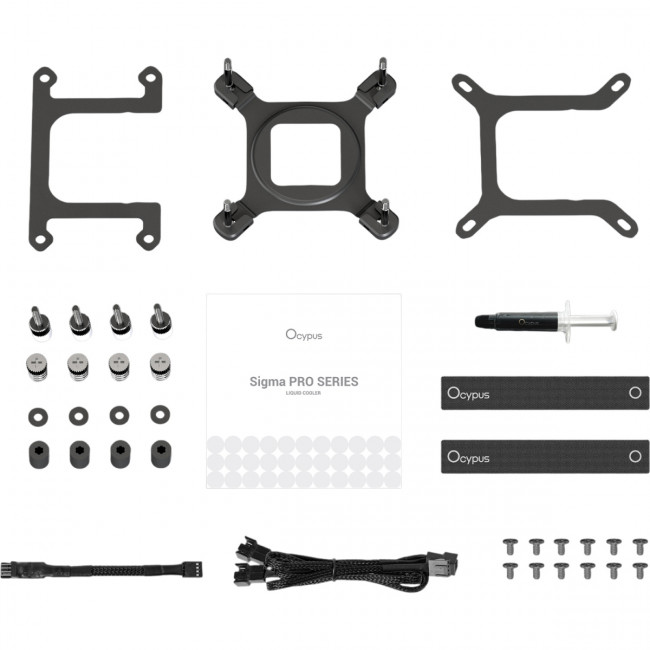 Система жидкостного охлаждения Ocypus Sigma-L36-BK3ANWL00P-GL Black — для бизнеса и офиса Система жидкостного охлаждения Ocypus Sigma-L36-BK3ANWL00P-GL Black — для бизнеса и офиса