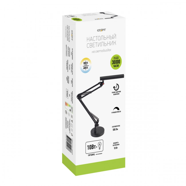 Светильник настольный СТАРТ CT211 черный Светильник настольный СТАРТ CT211 черный
