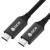 GCR Кабель USB 3.1 (USB 3.2 Gen 2) Type C-С, 1.0m, 100W/20V/5A, M/M, 10 Гбит/с, TPE, AL сase черный, черный, GCR-54071 Greenconnect GCR-54071 — для бизнеса и офиса