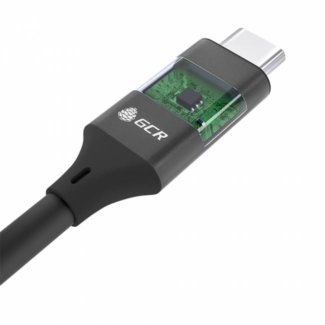 GCR Кабель USB 3.1 (USB 3.2 Gen 2) Type C-С, 1.0m, 100W/20V/5A, M/M, 10 Гбит/с, TPE, AL сase черный, черный, GCR-54071 Greenconnect GCR-54071 — для бизнеса и офиса