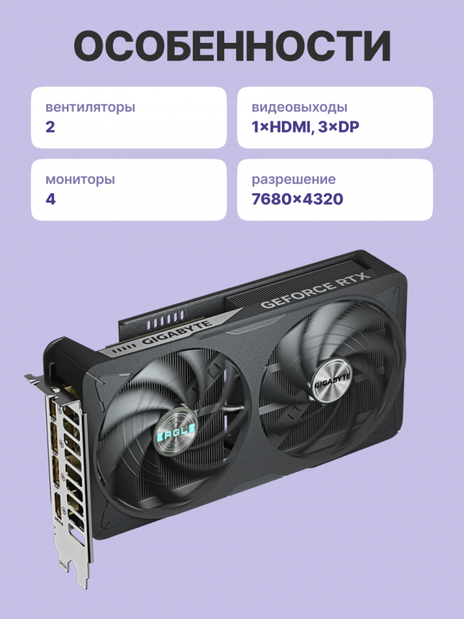 Видеокарта GIGABYTE GV-N506TEAGLE OC-16GD — для бизнеса и офиса