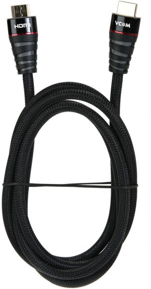 Кабель HDMI 19M/M ver. 2.0 черные коннекторы, 1.8m VCOM <CG526S-B-1.8M> Blister VCOM HDMI (m) - HDMI (m) 1.8м