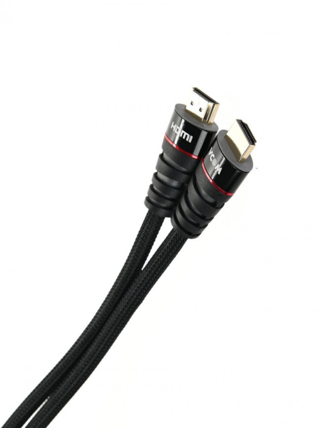 Кабель HDMI 19M/M ver. 2.0 черные коннекторы, 1.8m VCOM <CG526S-B-1.8M> Blister VCOM HDMI (m) - HDMI (m) 1.8м