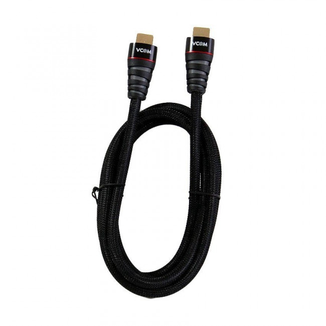 Кабель HDMI 19M/M ver. 2.0 черные коннекторы, 1.8m VCOM <CG526S-B-1.8M> Blister VCOM HDMI (m) - HDMI (m) 1.8м