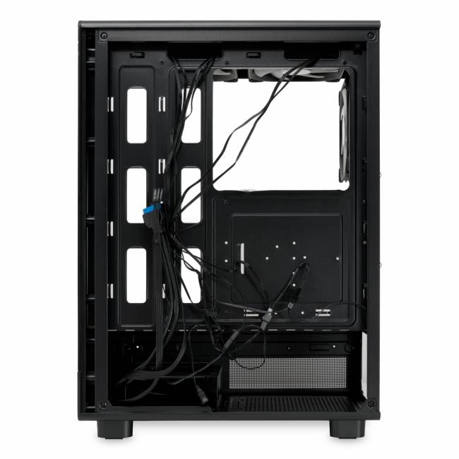 Корпус без блока питания HSPD F510-TGBK-ARGB — для бизнеса и офиса Корпус без блока питания HSPD F510-TGBK-ARGB — для бизнеса и офиса