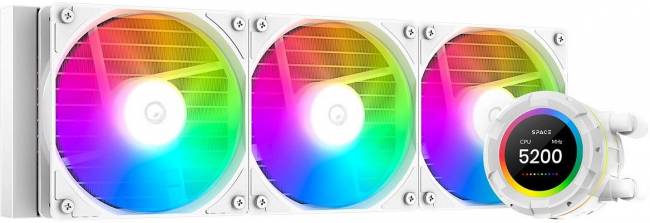 Система водяного охлаждения ID-COOLING SL360 XE WHITE — для бизнеса и офиса Система водяного охлаждения ID-COOLING SL360 XE WHITE — для бизнеса и офиса