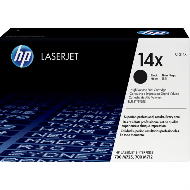 Тонер-картридж HP 14X Black LaserJet Toner Cartridge (CF214X) Тонер-картридж HP 14X Black LaserJet Toner Cartridge (CF214X)