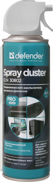 Defender Пневматический распылитель CLN 30802 Pro 300мл,негорюч Defender CLN 30802 Pro 300мл — для бизнеса и офиса Defender Пневматический распылитель CLN 30802 Pro 300мл,негорюч Defender CLN 30802 Pro 300мл — для бизнеса и офиса