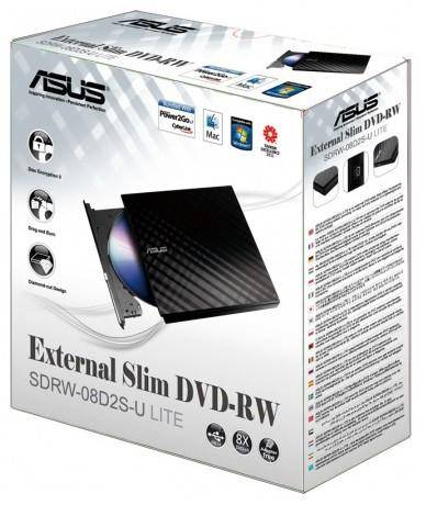 Привод DVD-RW ASUS SDRW-08D2S-U LITE/WHT/G/AS — для бизнеса и офиса