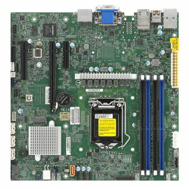 Материнская плата SuperMicro MBD-X12SCZ-F-B — для бизнеса и офиса