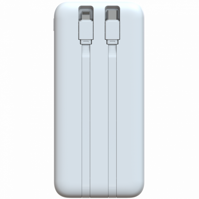 Портативный аккумулятор TOLT Lit KP226 White, 20000mAh, 22,5W, fast charging and PD, white, CCC TÖLT KP226 White — для бизнеса и офиса