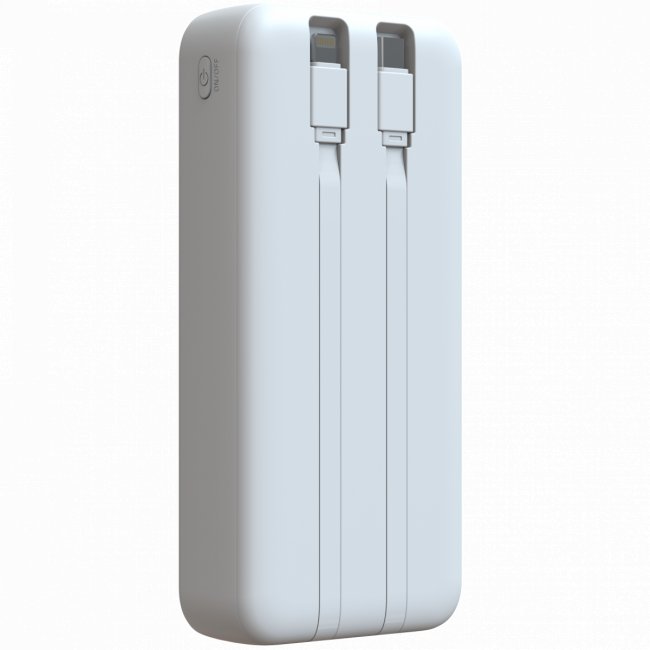 Портативный аккумулятор TOLT Lit KP226 White, 20000mAh, 22,5W, fast charging and PD, white, CCC TÖLT KP226 White — для бизнеса и офиса Портативный аккумулятор TOLT Lit KP226 White, 20000mAh, 22,5W, fast charging and PD, white, CCC TÖLT KP226 White — для бизнеса и офиса