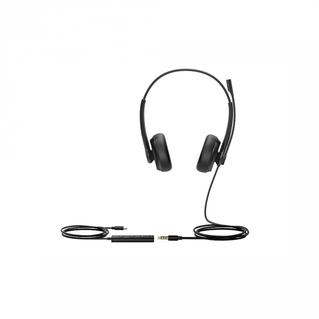 Гарнитура проводная Yealink UH34 SE Dual UC — для бизнеса и офиса