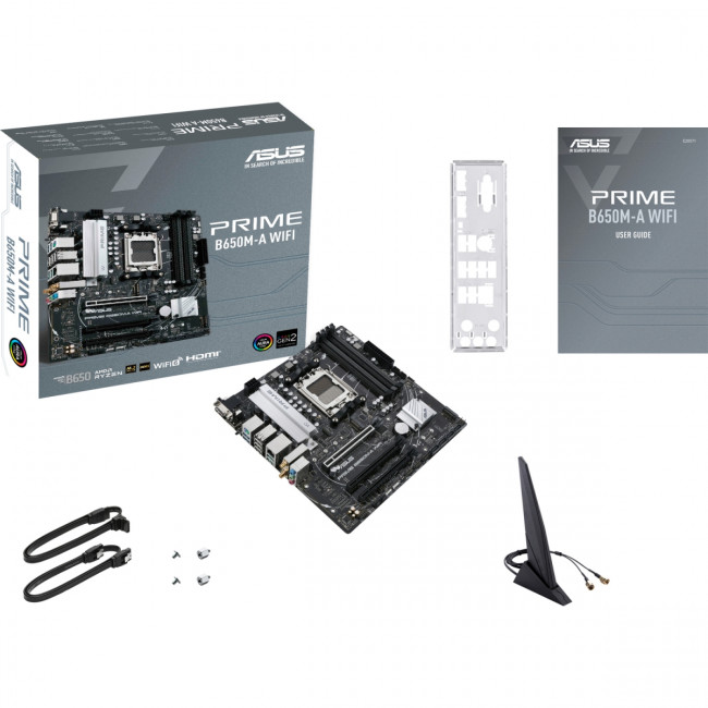 Материнская плата ASUS PRIME B650M-A WIFI (90MB1C00-M1EAY0) — для бизнеса и офиса Материнская плата ASUS PRIME B650M-A WIFI (90MB1C00-M1EAY0) — для бизнеса и офиса