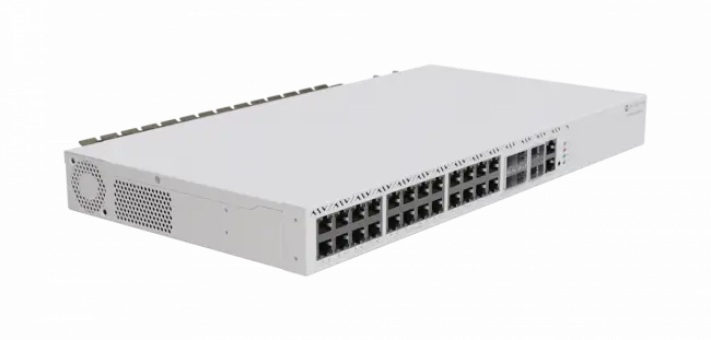 Коммутатор Mikrotik CRS326-4C+20G+2Q+RM — для бизнеса и офиса