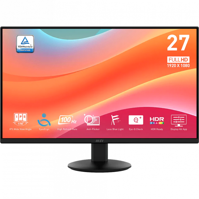 Монитор MSI PRO MP272L (9S6-3PD6CT-008) — для бизнеса и офиса Монитор MSI PRO MP272L (9S6-3PD6CT-008) — для бизнеса и офиса