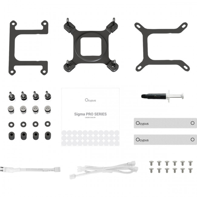 Система жидкостного охлаждения Ocypus Sigma-L36-WH3ANWL00P-GL White — для бизнеса и офиса Система жидкостного охлаждения Ocypus Sigma-L36-WH3ANWL00P-GL White — для бизнеса и офиса