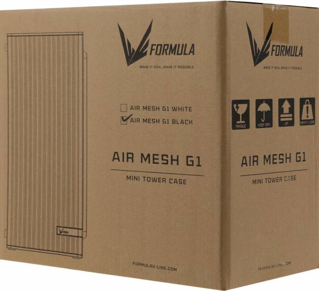 Корпус Formula AIR MESH G1 B — для бизнеса и офиса