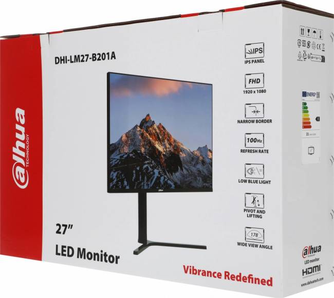Монитор Dahua DHI-LM27-B201A — для бизнеса и офиса Монитор Dahua DHI-LM27-B201A — для бизнеса и офиса