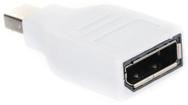 Переходник Mini DisplayPort(M) <--> DisplayPort (F) VCOM <CA805> VCOM Mini DisplayPort (m) - DisplayPort (f) — для бизнеса и офиса