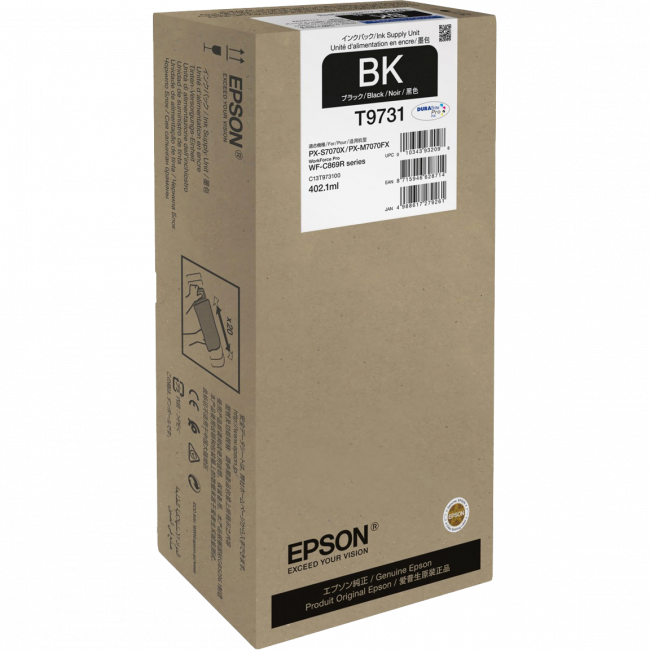 Картридж Epson T9731 (C13T97310N) — для бизнеса и офиса Картридж Epson T9731 (C13T97310N) — для бизнеса и офиса