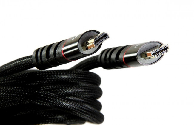 Кабель HDMI 19M/M ver. 2.0 черные коннекторы, 3m VCOM <CG526S-B-3M> Blister VCOM HDMI (m) - HDMI (m) 3м