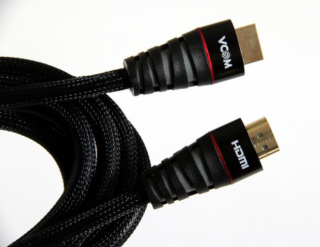Кабель HDMI 19M/M ver. 2.0 черные коннекторы, 3m VCOM <CG526S-B-3M> Blister VCOM HDMI (m) - HDMI (m) 3м