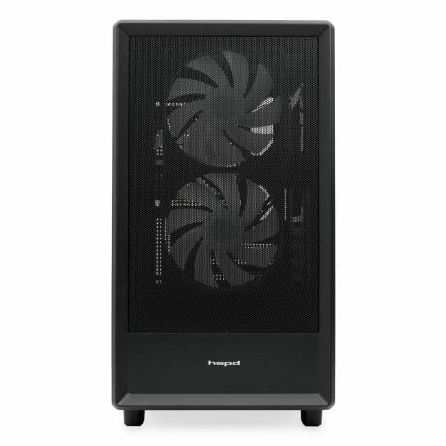 Корпус без блока питания HSPD  M310-TGBK-ARGB — для бизнеса и офиса