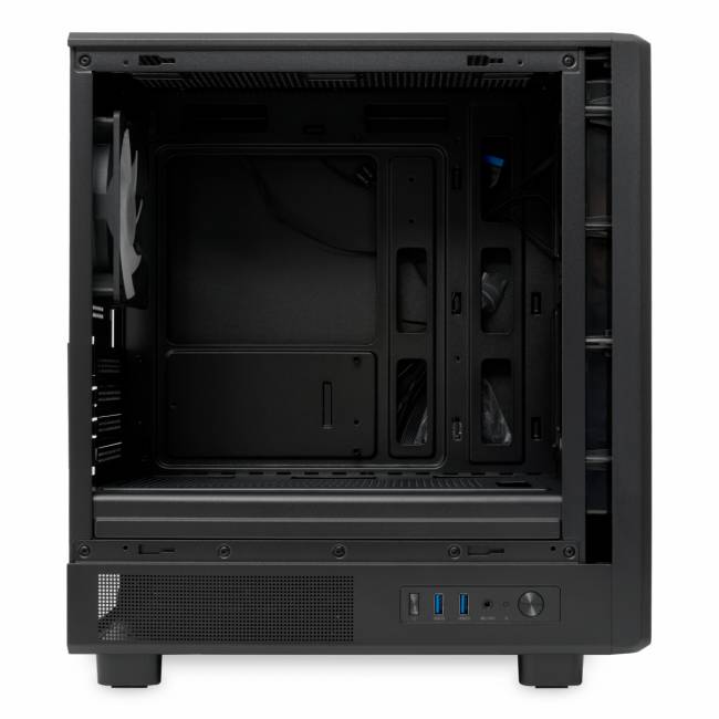 Корпус без блока питания HSPD  M310-TGBK-ARGB — для бизнеса и офиса