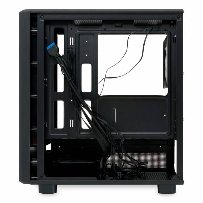 Корпус без блока питания HSPD  M310-TGBK-ARGB — для бизнеса и офиса