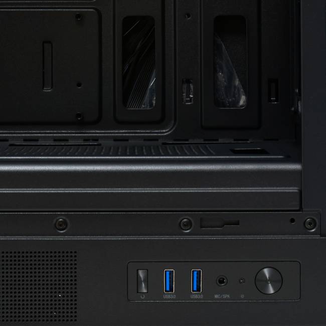 Корпус без блока питания HSPD  M310-TGBK-ARGB — для бизнеса и офиса