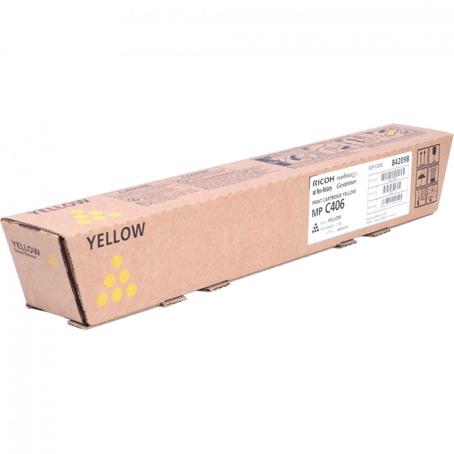 Тонер-картридж тип MP C406 желтый Ricoh MP C406 (842098)