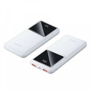 Power Bank Vention 10000mAh(M/C-A/A)22.5W Белый с LED Дисплеем Vention FHKW0