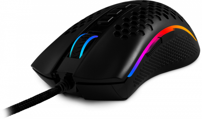 Redragon Проводная игровая мышь Storm Elite RGB,16000dpi, легкая Defender Storm Elite (77853) — для бизнеса и офиса Redragon Проводная игровая мышь Storm Elite RGB,16000dpi, легкая Defender Storm Elite (77853) — для бизнеса и офиса