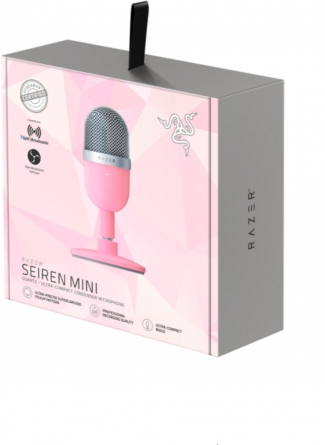 Микрофон Razer Seiren Mini Quartz Razer Seiren Mini — для бизнеса и офиса