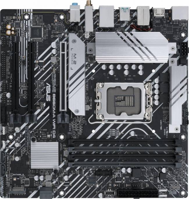 Материнская плата ASUS PRIME B660M-A WIFI D4 — для бизнеса и офиса Материнская плата ASUS PRIME B660M-A WIFI D4 — для бизнеса и офиса