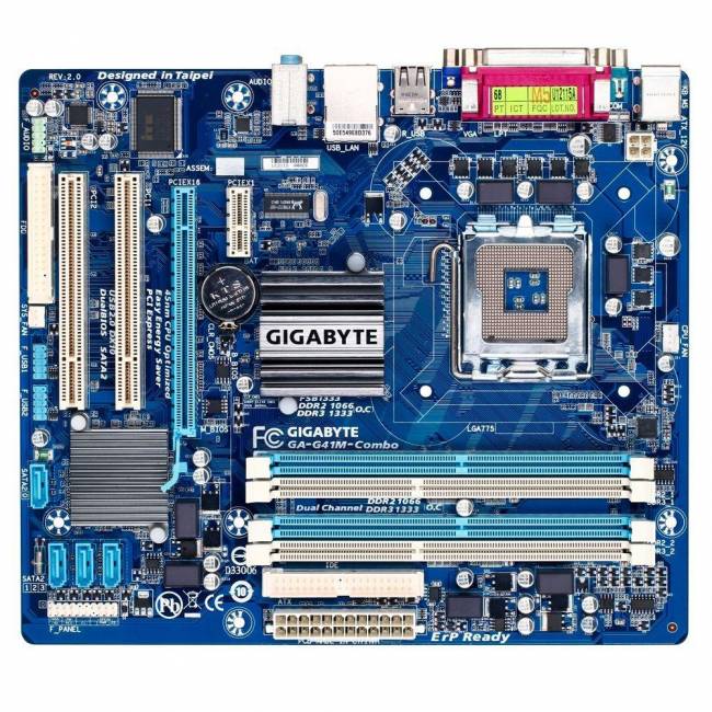 Материнская плата Gigabyte GA-G41M-COMBO — для бизнеса и офиса