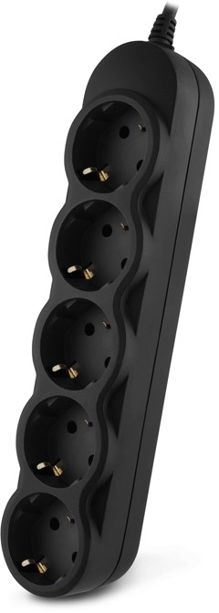 Удлинитель SVEN EX-I5 черный 1,8 м (вх.вилка IEC-320 (C14), вых. розетки 5? СЕЕ 7/4) Sven EX-I5 (1,8 м, 5 розеток)