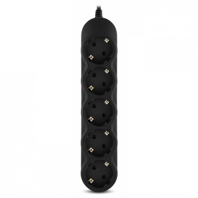Удлинитель SVEN EX-I5 черный 1,8 м (вх.вилка IEC-320 (C14), вых. розетки 5? СЕЕ 7/4) Sven EX-I5 (1,8 м, 5 розеток) — для бизнеса и офиса